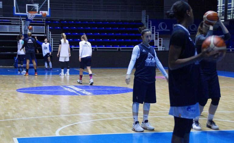 Imagen de CB Avenida del entrenamiento de ayer en el Novomatic de Sopron.