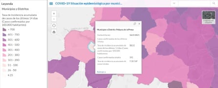 Pelayos de la Presa es el municipio del suroeste con menor incidencia acumulada