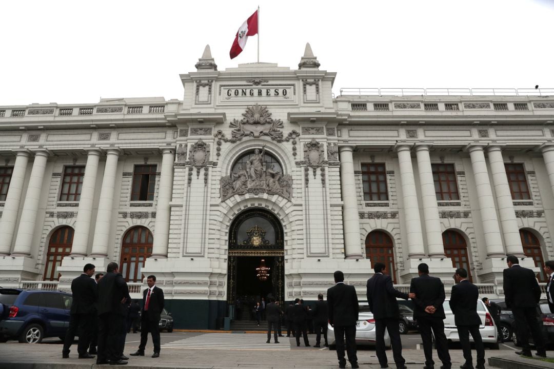 Imagen del Congreso de Perú, en Lima.