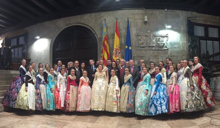 Acto institucional para celebrar que las Fallas ya son Patrimonio de la Humanidad