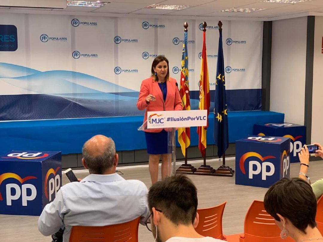 María José Catalá, líder del PP en Valecia