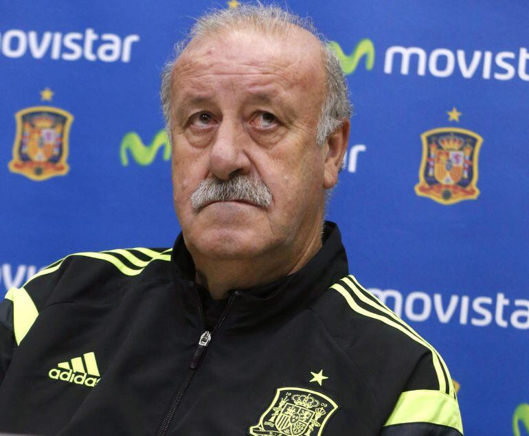 El seleccionador español, Vicente del Bosque.