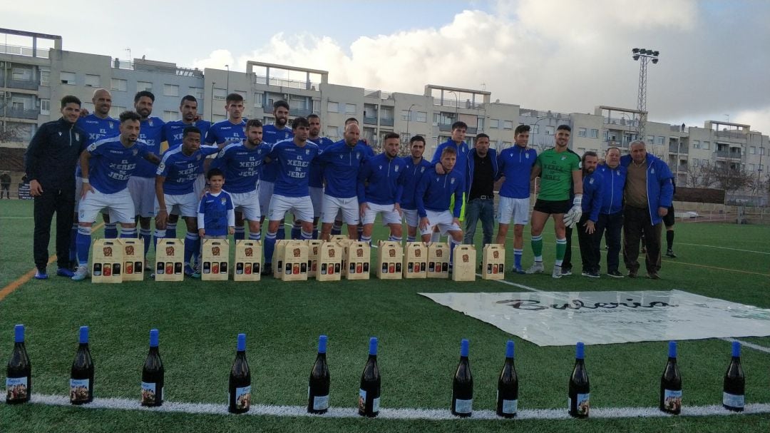El Xerez CD acabó el año empatando ante Los Barrios