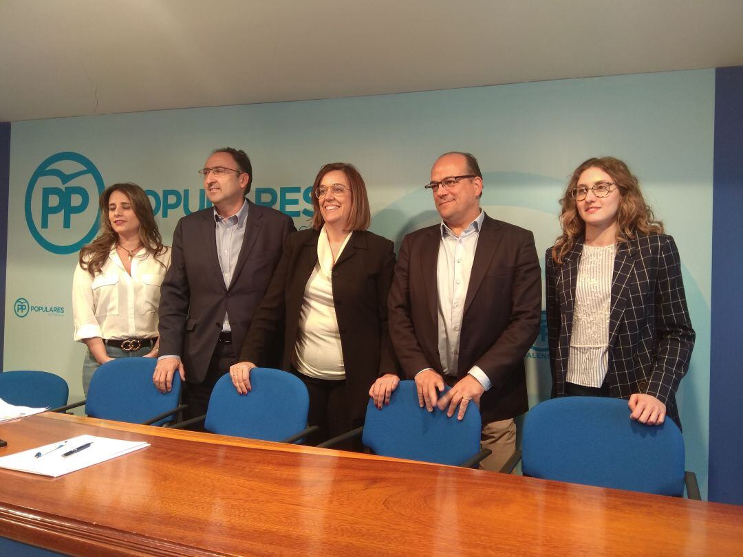 Presentación lista del PP al Ayuntamiento de Palencia