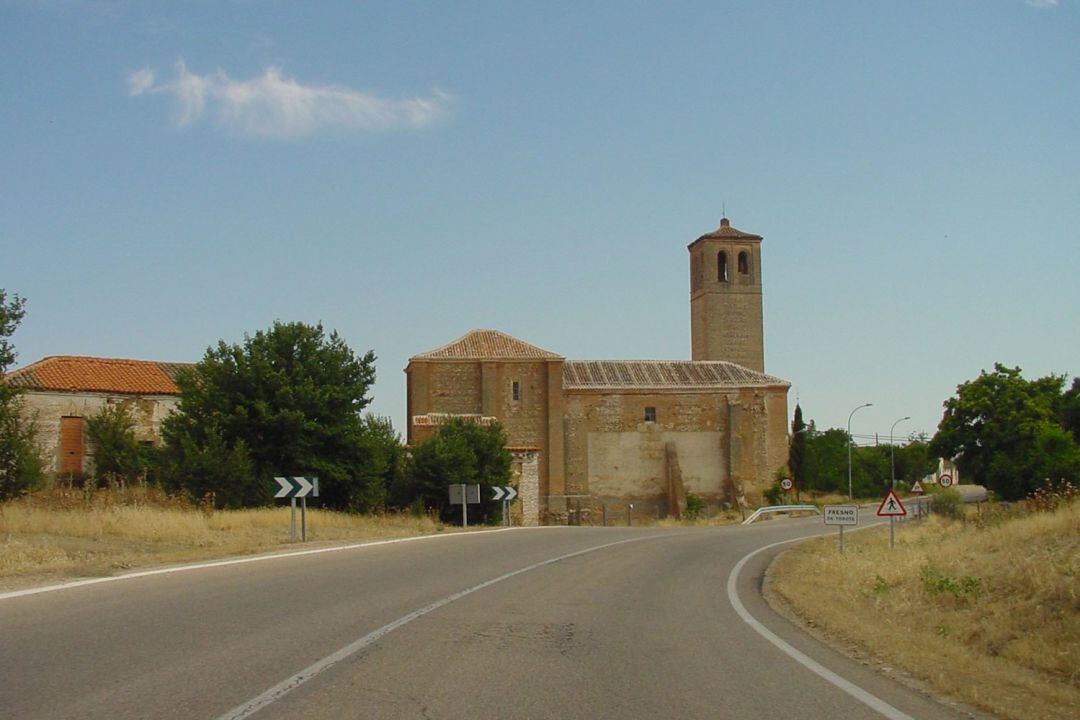 Entrada a Fresno de Torote en la Comunidad de Madrid