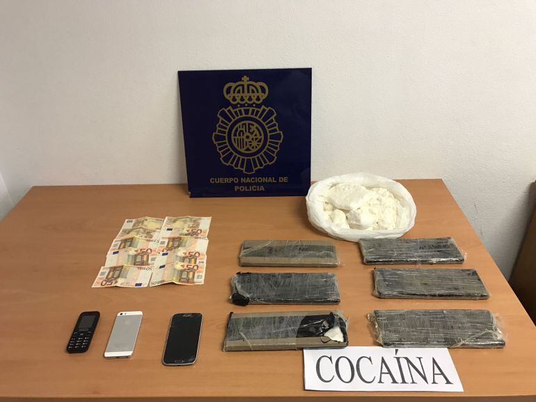 Material que se ha incautado la Policía Nacional