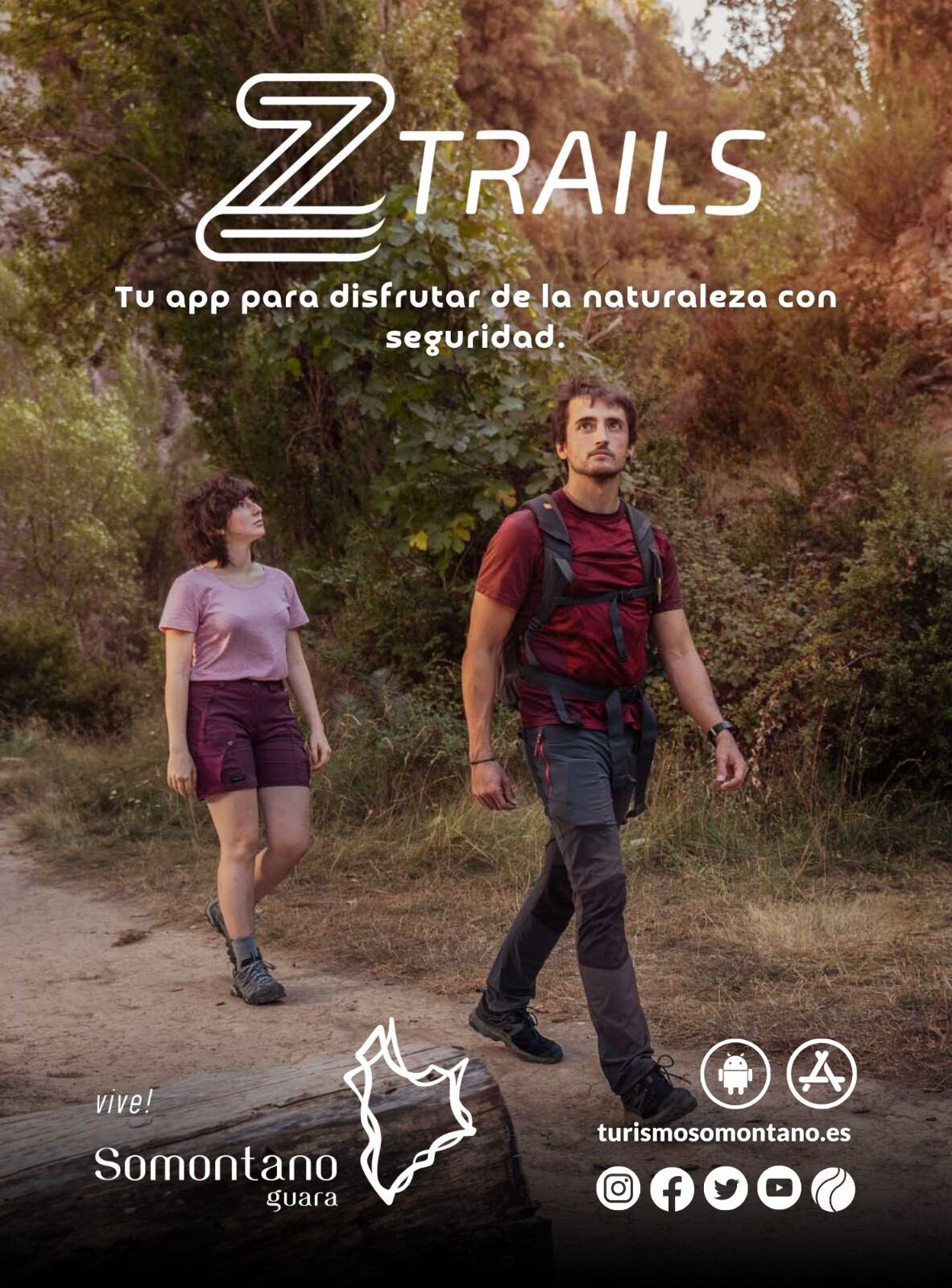 Z Trails para recorrer con seguridad los senderos de Guara Somontano