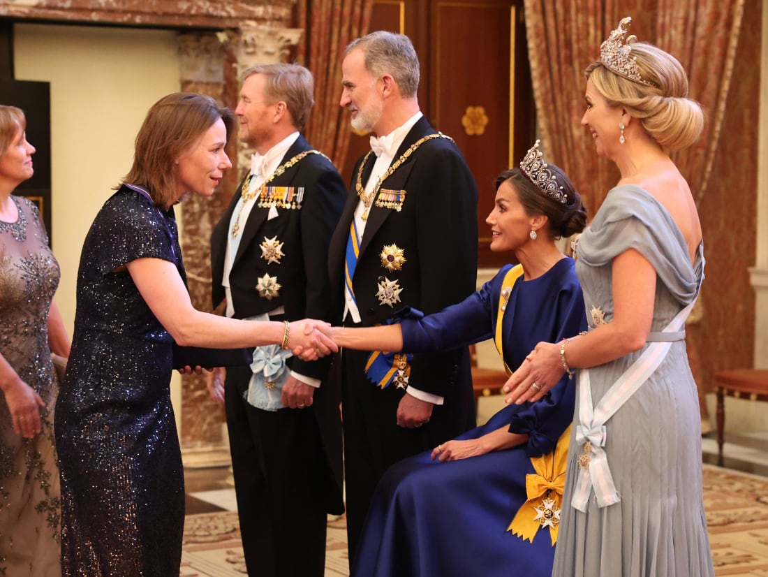 El motivo por el que la reina Letizia aparece sentada durante el besamanos durante su visita a Países Bajos. Casa Real