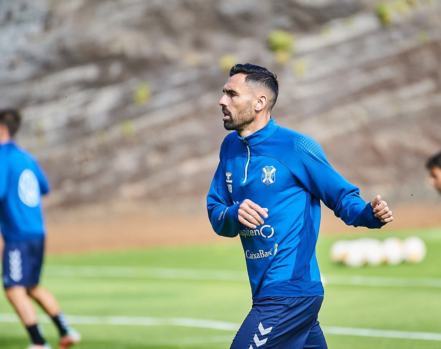 Enric Gallego, durante un entrenamiento.