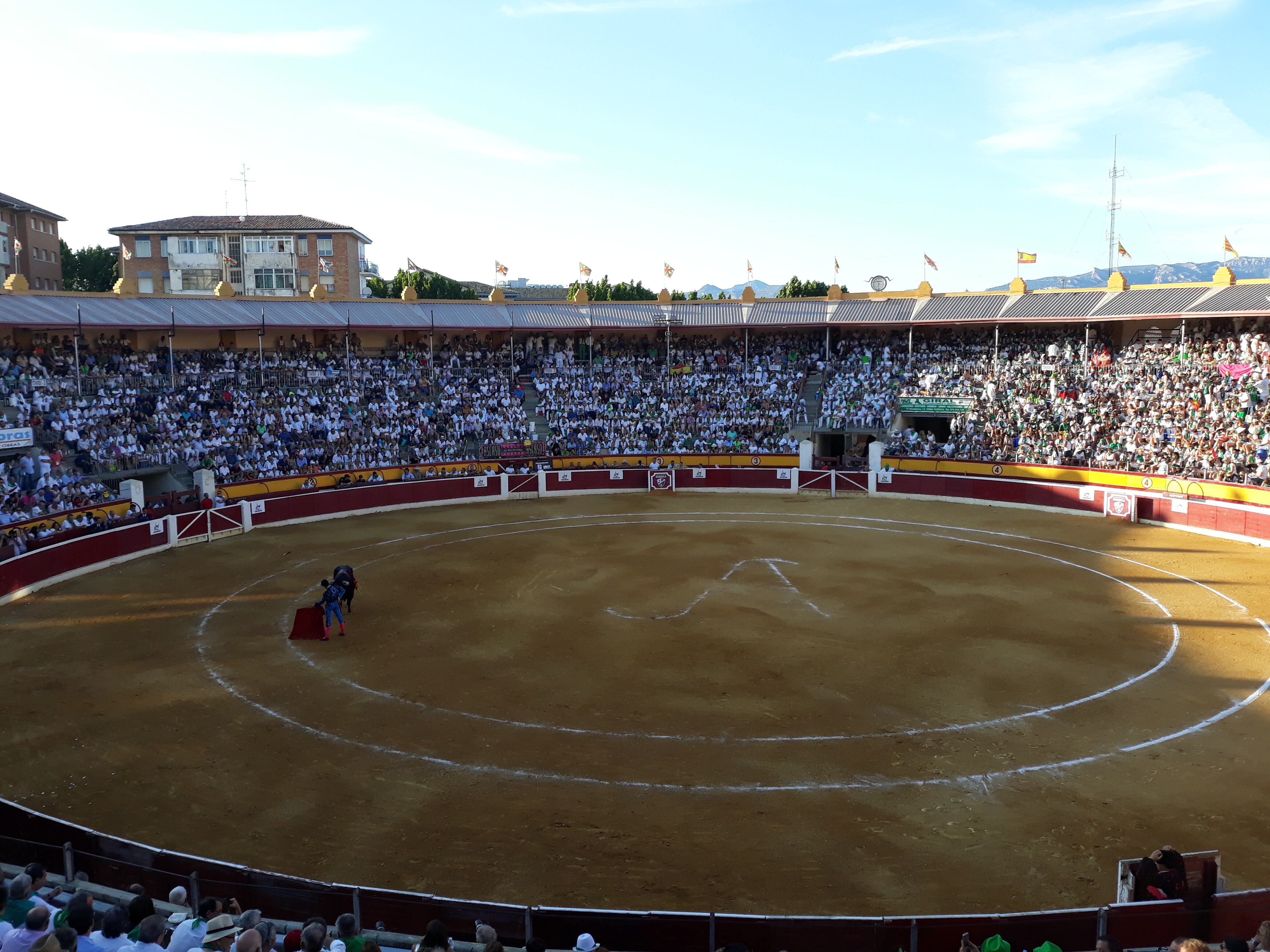 La plaza de toros de Huesca se prepara para vivir una gran feria de La Albahaca