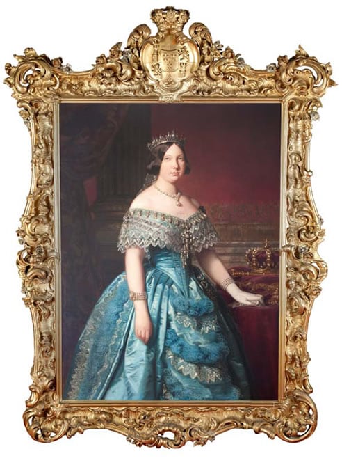 Retrato de Isabel II pintado por Federico Madrazo