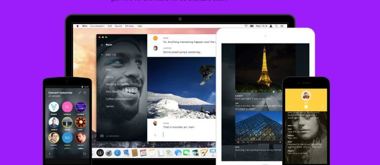 Wire es una aplicación de mensajería creada por un cofundador de Skype