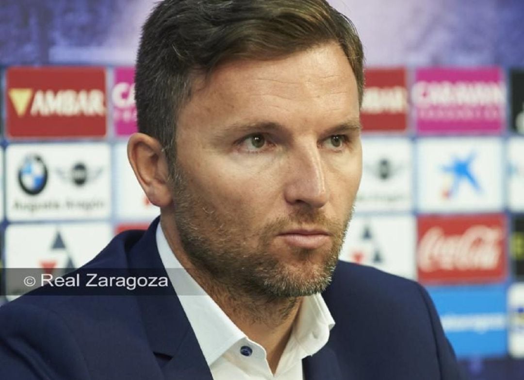 Lalo Arantegui durante una rueda de prensa