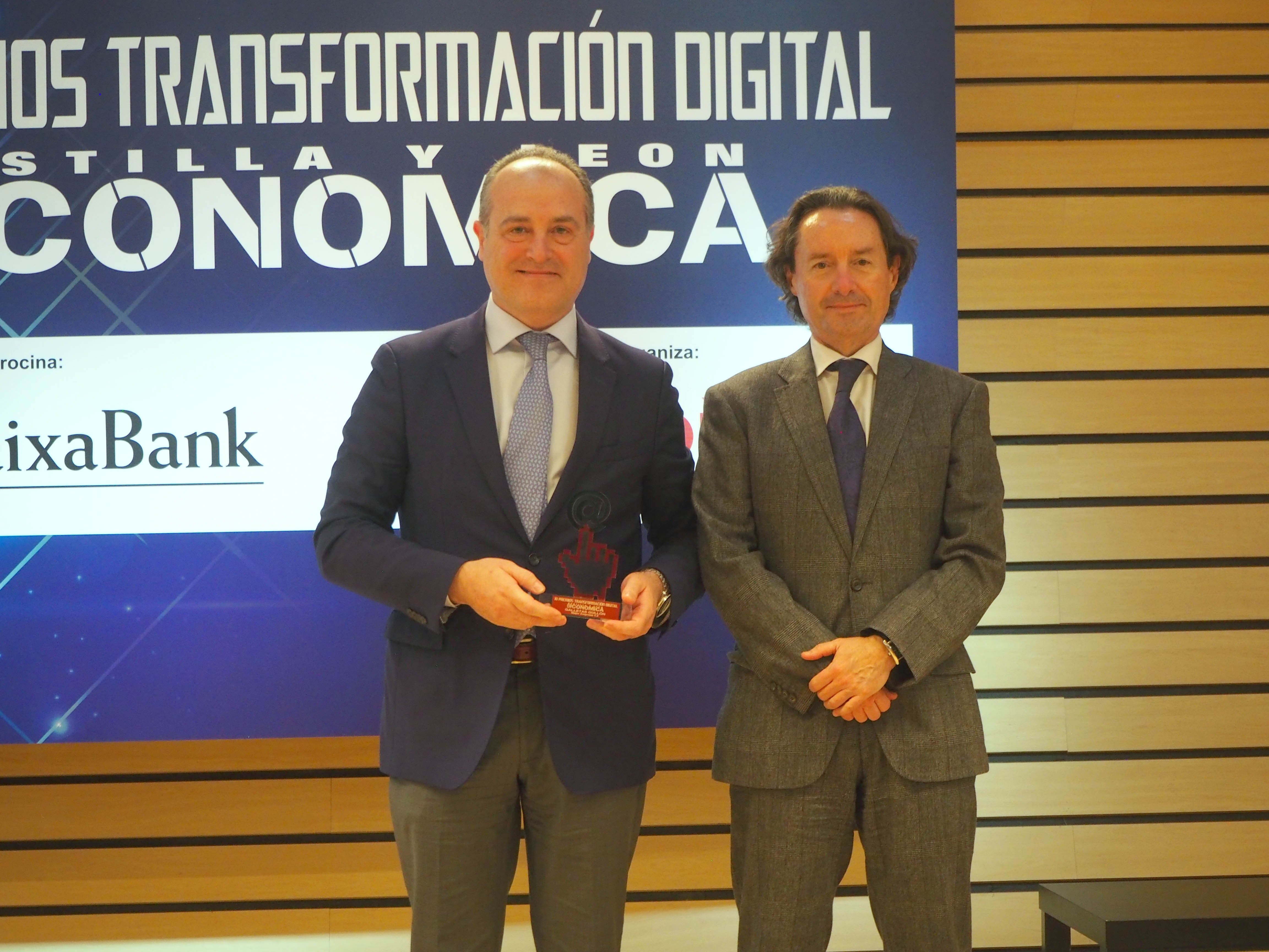 David Casañ, director corporativo de Galletas Gullón y Alberto Cagigas, director de Castilla y León Económica