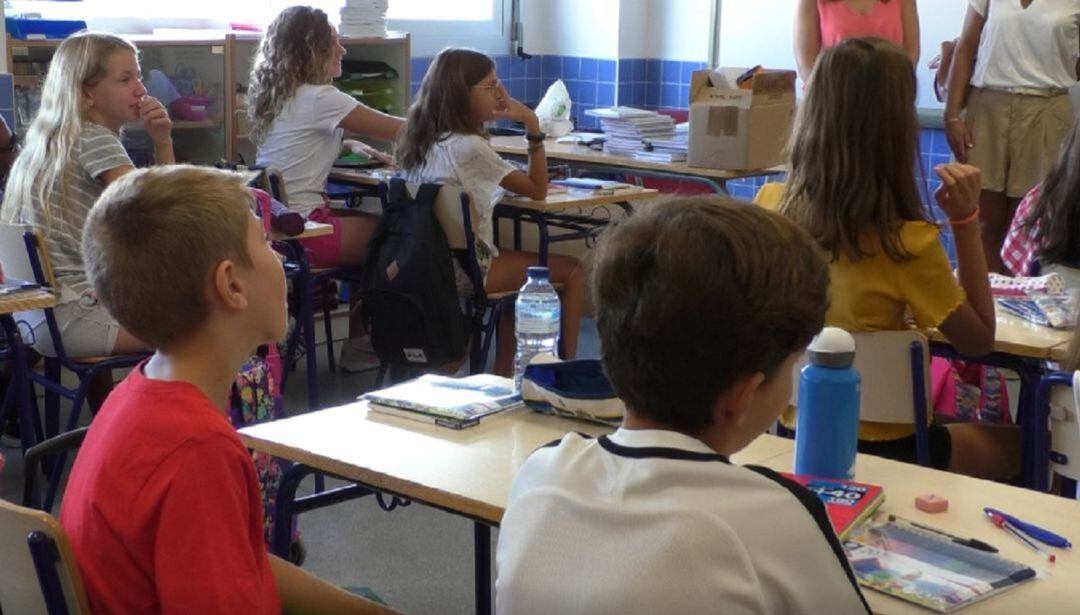 Aula de un colegio en Elche