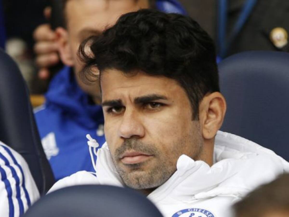 La surrealista reacción de Diego Costa al quedarse en el banquillo