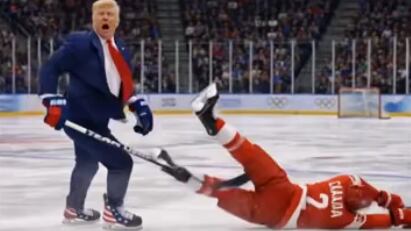 Captura de pantalla del vídeo publicado por Trump en redes sociales.