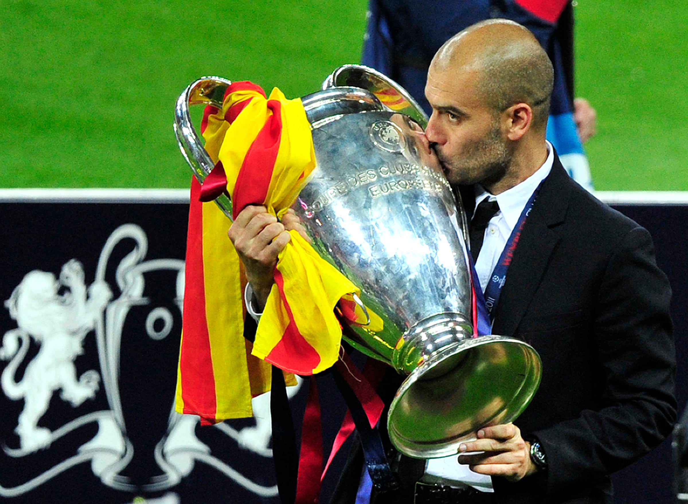 Pep Guardiola con su segunda Champions