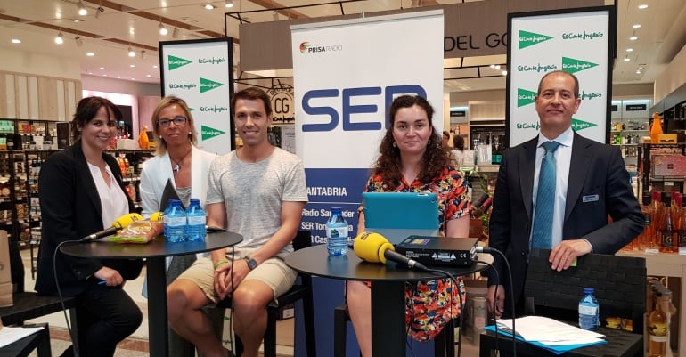 Patricia Blanco, Elena Botín, Adrián Cordero, María Gutíerrez y Daniel Álvarez