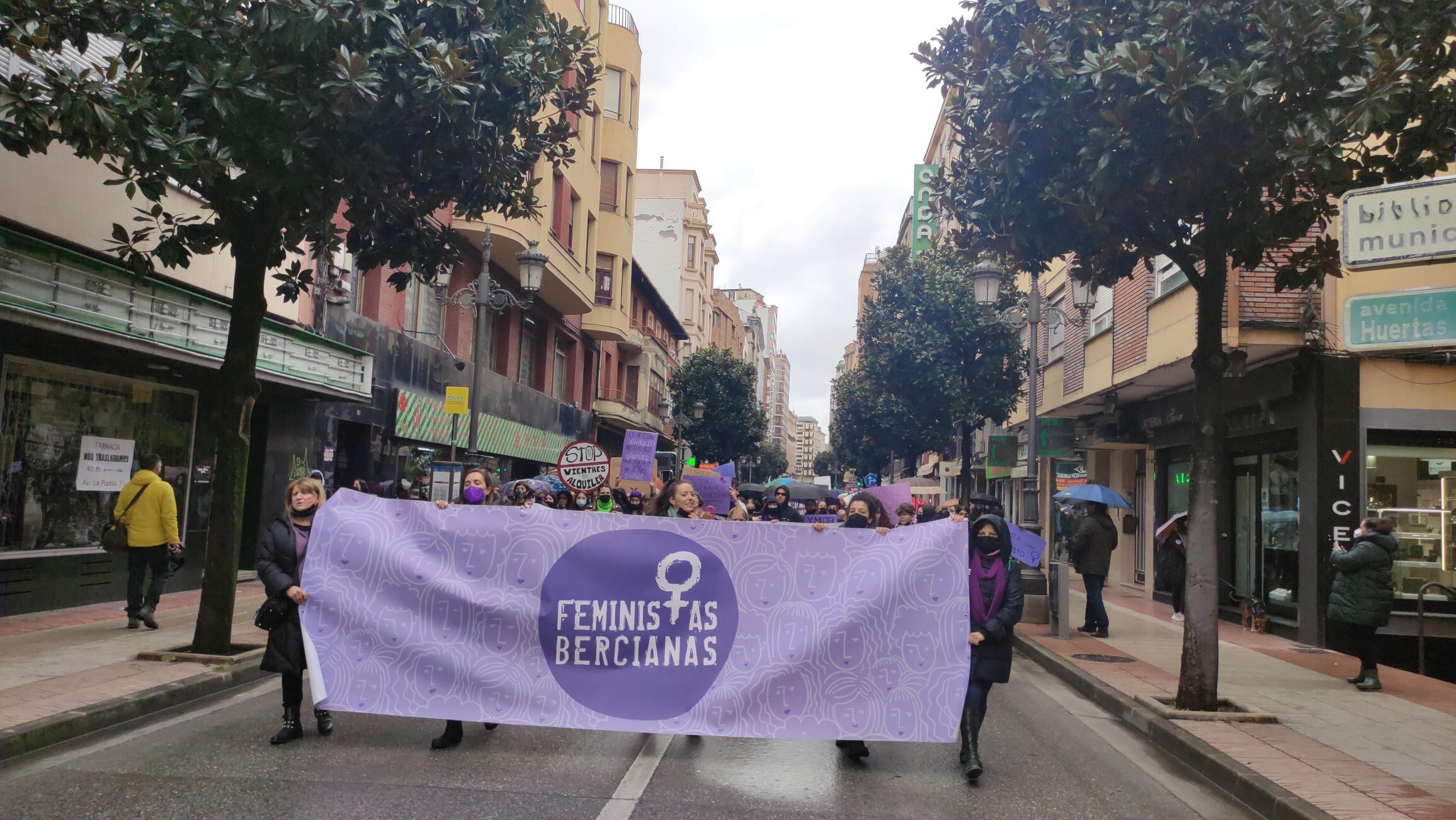 Manifestación 8M en Ponferrada 2022