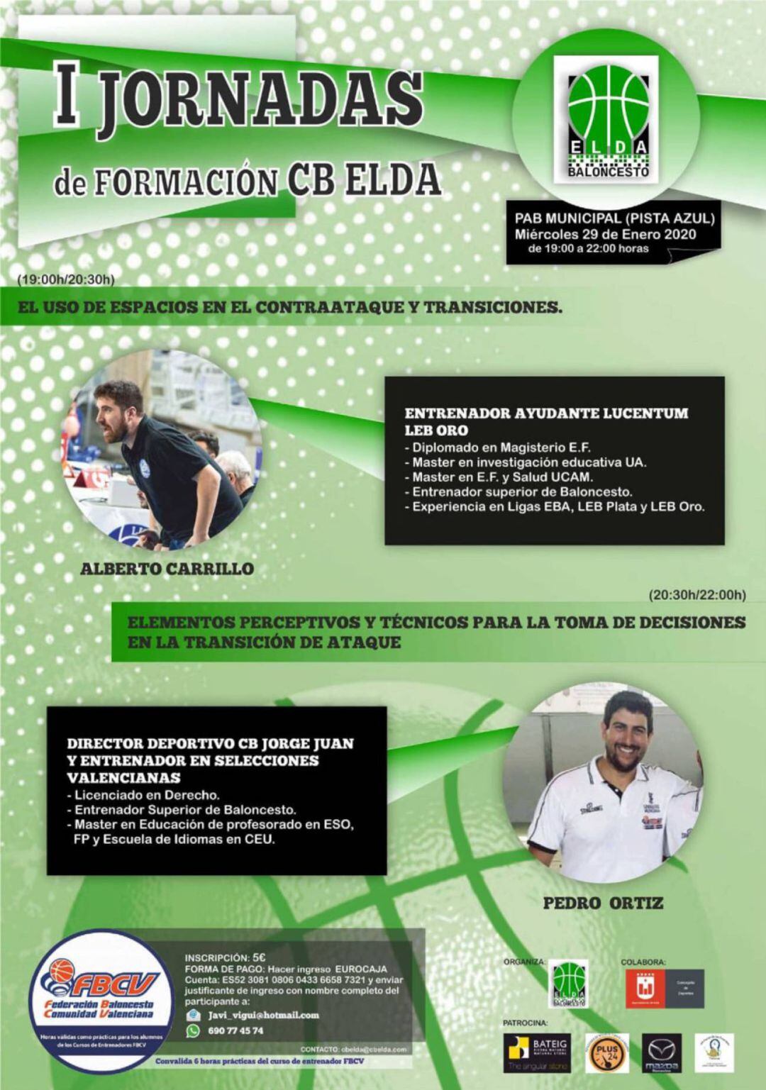 I Jorndas de Formación del C. B. Elda