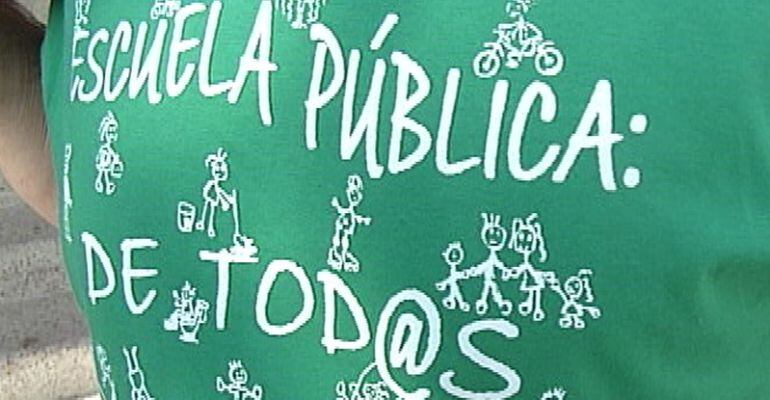 Camiseta de la Marea Verde por la Educación Pública