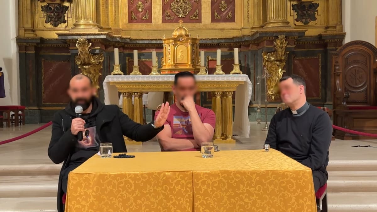 Uno de los protagonistas del acto 'Transformados' en una iglesia de Getafe cuenta su caso