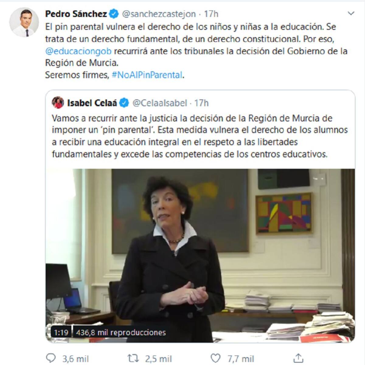 El 'pin parental', protagonista en redes sociales