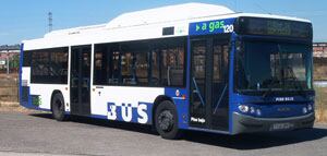 Nuevo autobús urbano de la flota de Auvasa