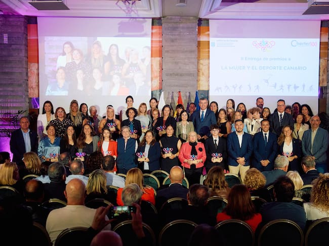 La última edición de la Gala de la Mujer y el Deporte Canario, celebrada en Gran Canaria.