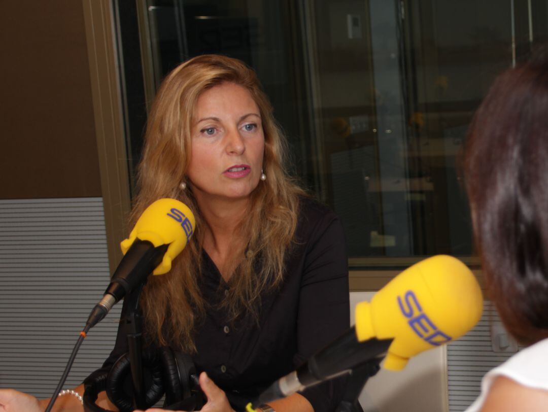 La alcaldesa de Castelló, Amparo Marco, en una entrevista en Radio Castellón (imagen de archivo) 