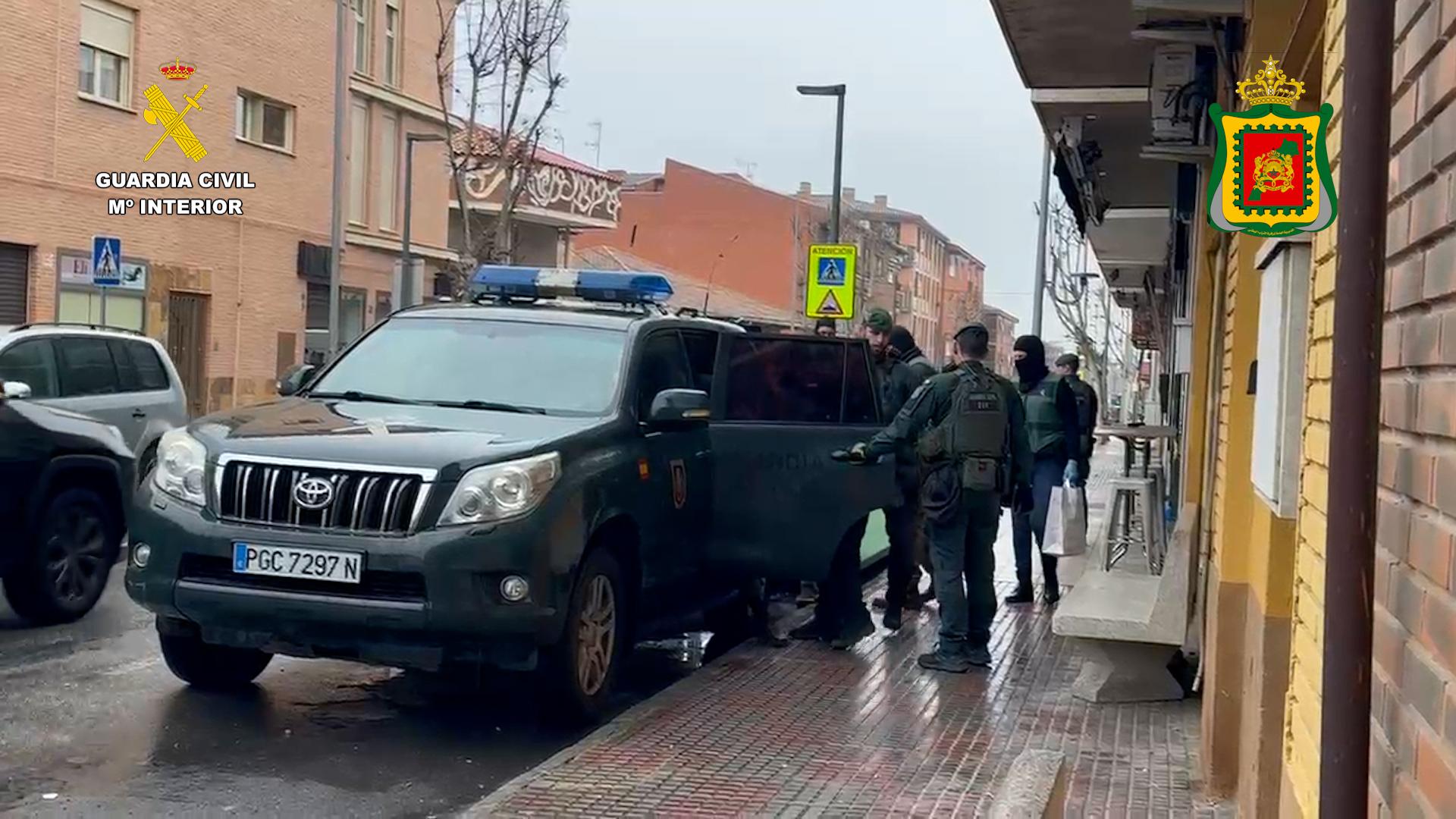 Imagen de la colaboración hispano-marroquí que se ha saldado con tres detenidos acusados de un delito de Terrorismo en Toledo, además de otros cuatro en Madrid y Pontevedra