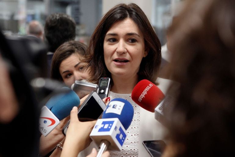 La ministra de Sanidad, Carmen Montón, durante la inauguración de la Asamblea General de la Plataforma del Tercer Sector