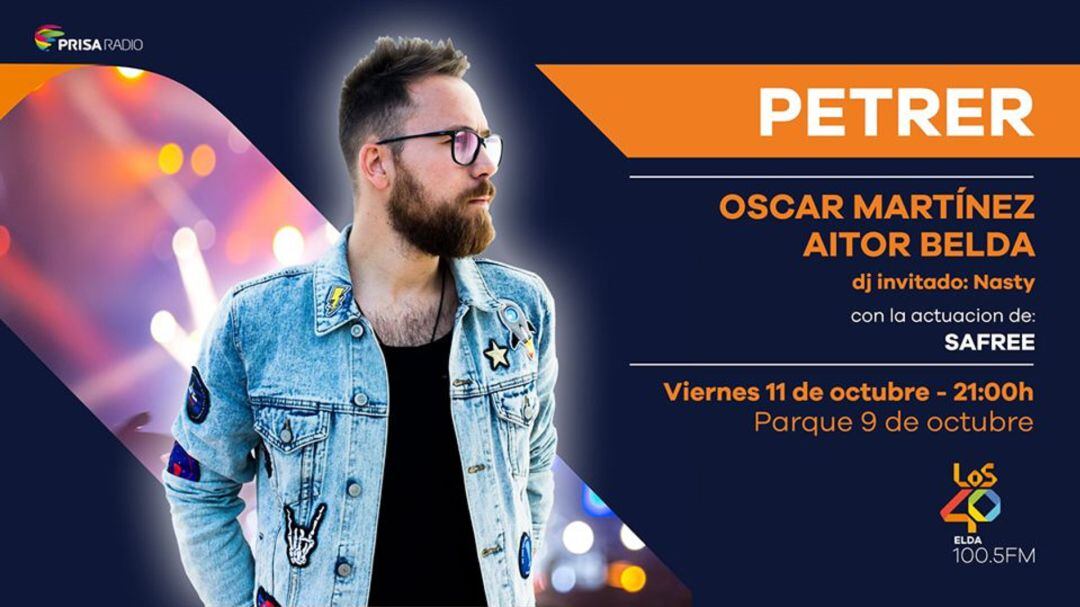 Cartel del evento en Petrer 