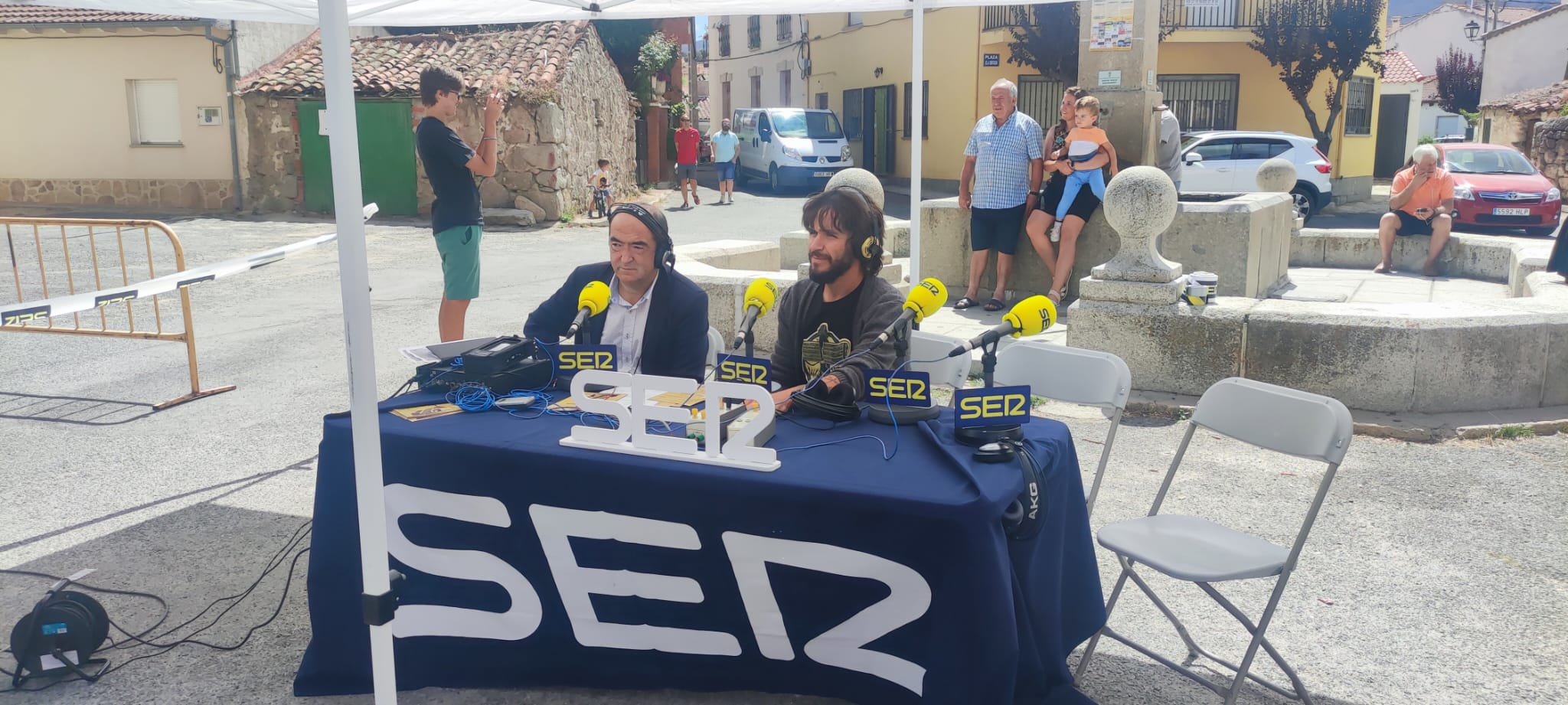 Juan Pablo López de Terra Levis con Luis Sánchez