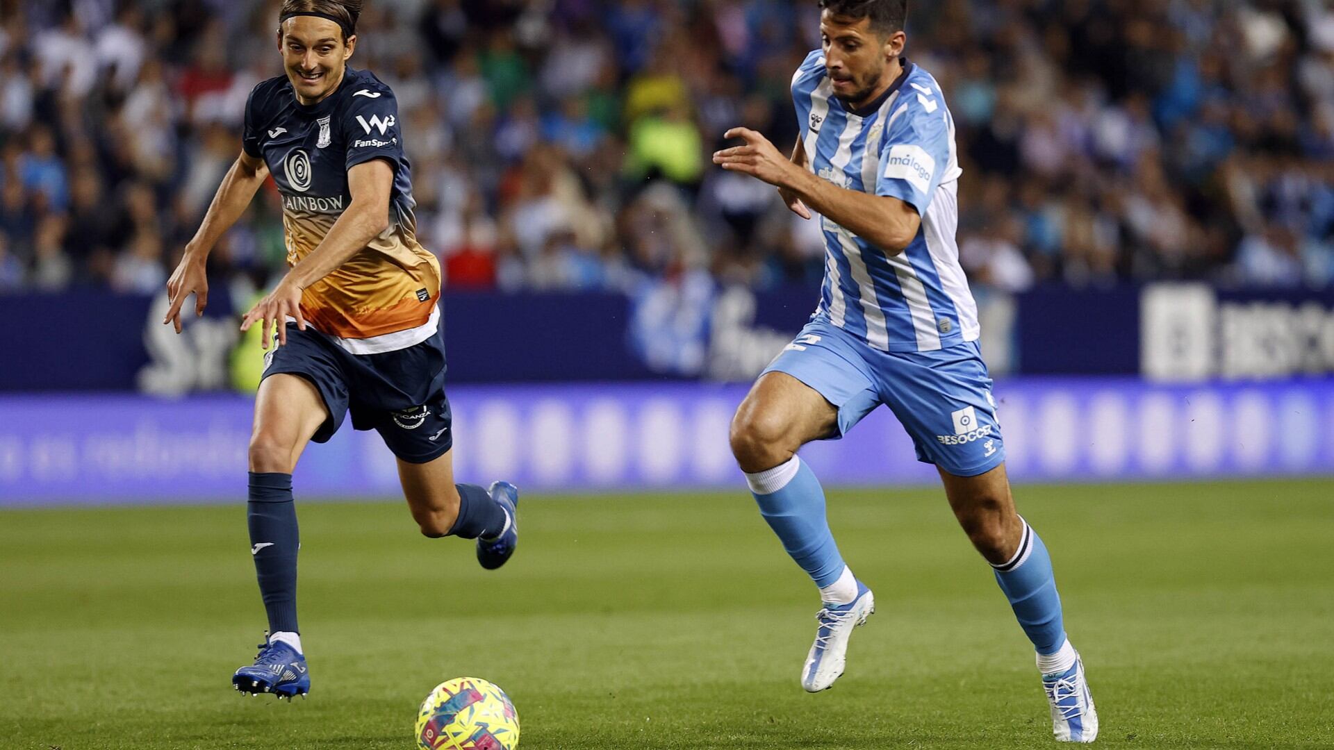 El delantero del Málaga Pablo Chavarría, autor del segundo gol del encuentro ante el Leganés