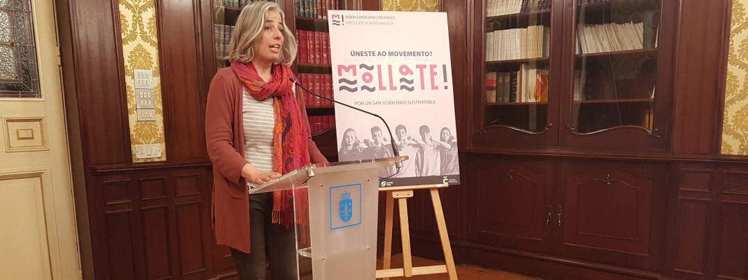 María García, concelleira de Medio ambiente presenta &quot;Móllate&quot;