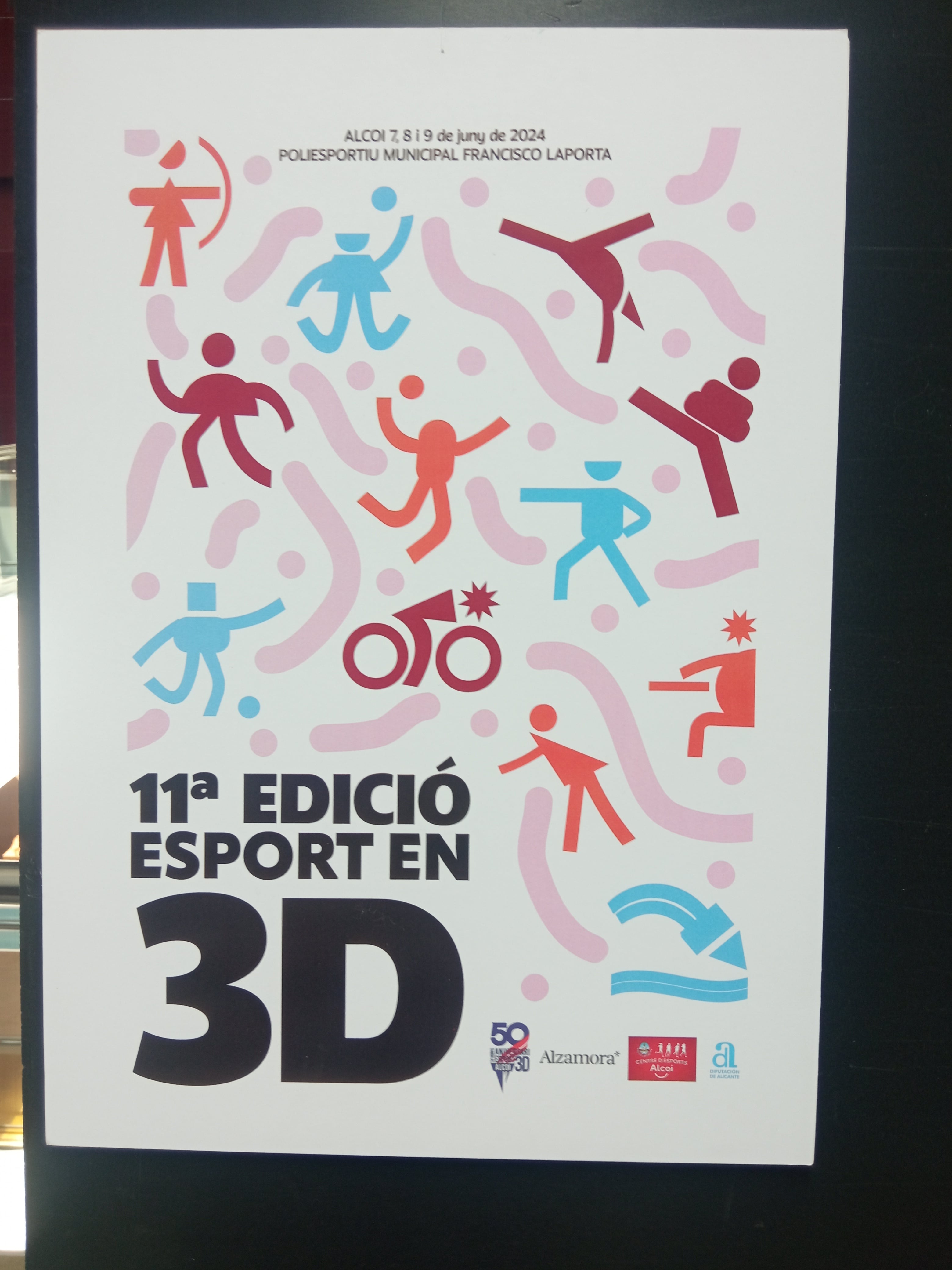 Cartel ganador de Paula Pomares del Esport en 3D de Alcoy