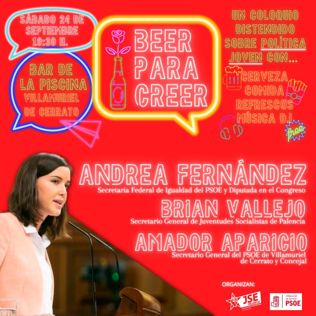 Andrea Fernández participa en Villamuriel en un coloquio para jóvenes