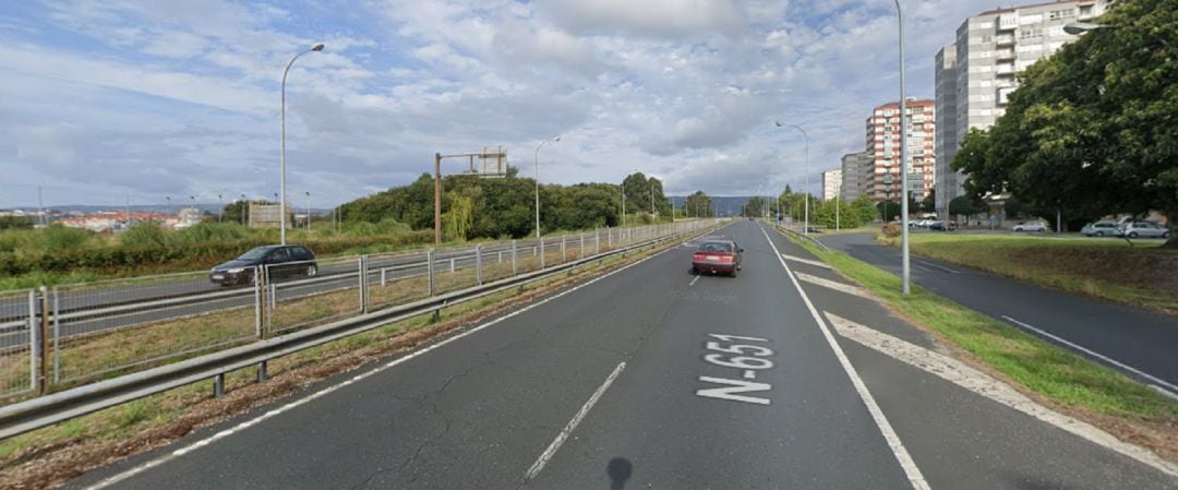 Avenida das Pías en Ferrol