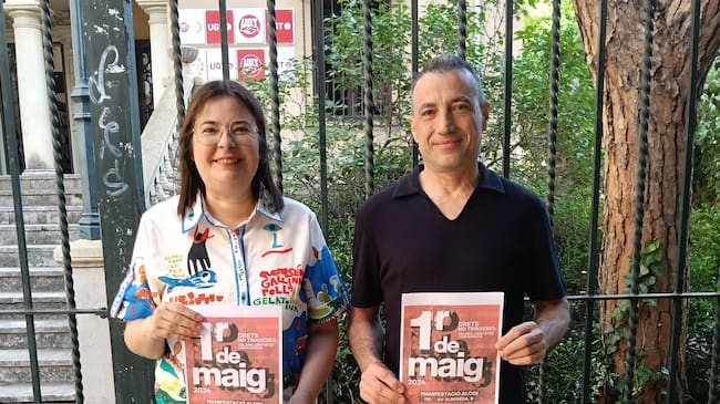 Leticia Pascual y Paco Luque convocan desde UGT y CCOO a la manifestación del 1 de mayo