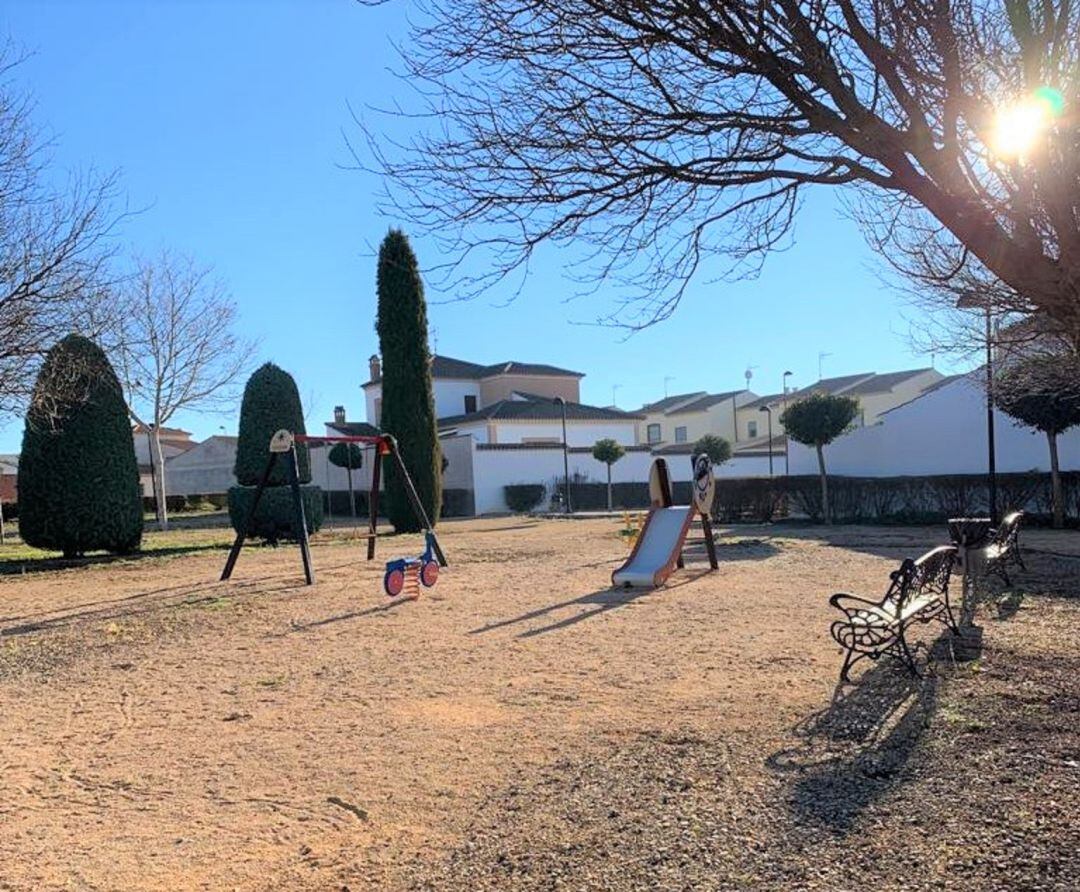 Uno de los parques de la localidad