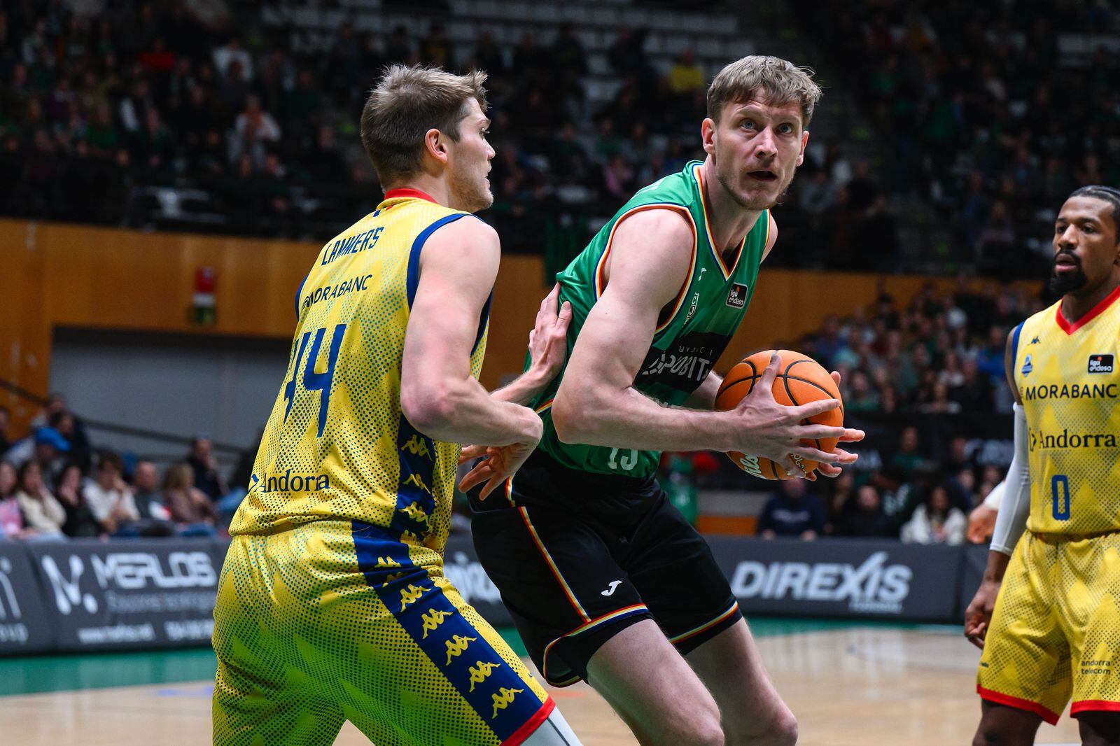 La pintura del Joventut amb Ante Tomic i Artem Pustovyi va sobrepassar la defensa andorrana