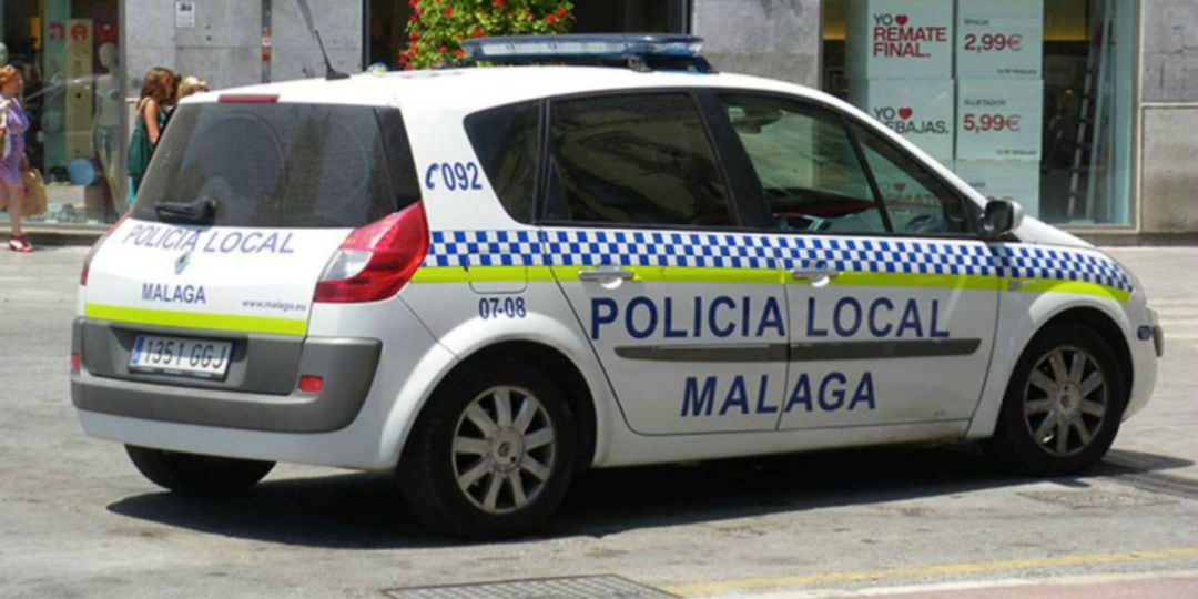 Vehículo de la policía local de Málaga 