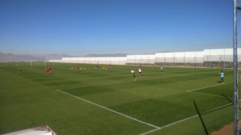 Sesión de entrenamiento del Granada CF