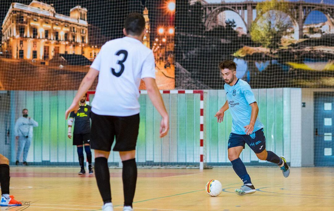 Pablo Sanz, jugador de la Unión Alcoyana FS