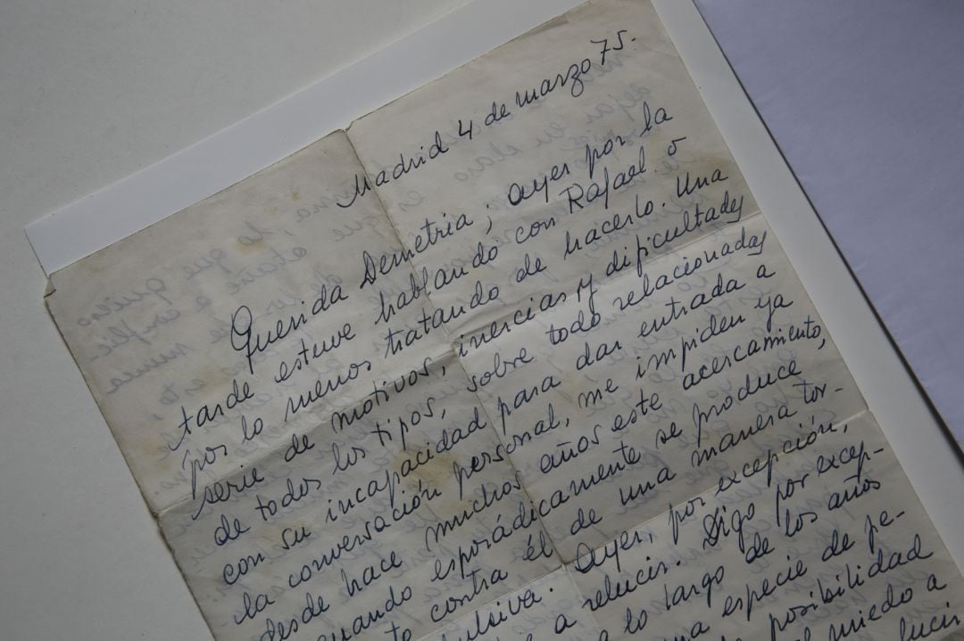 Imagen del archivo de Rafael Sánchez Ferlosio adquirido por la Biblioteca Nacional de España