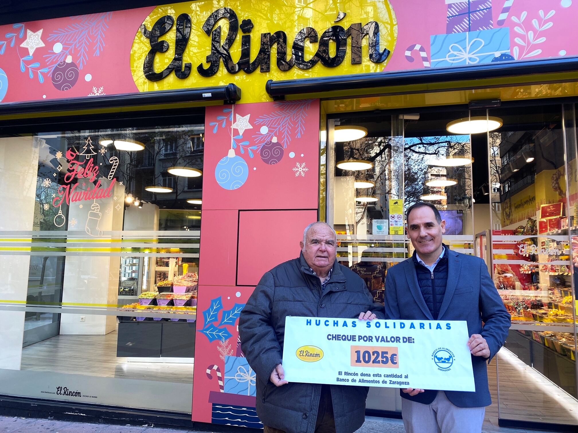 El Rincón recauda 1.025 euros para el Banco de Alimentos de Zaragoza.