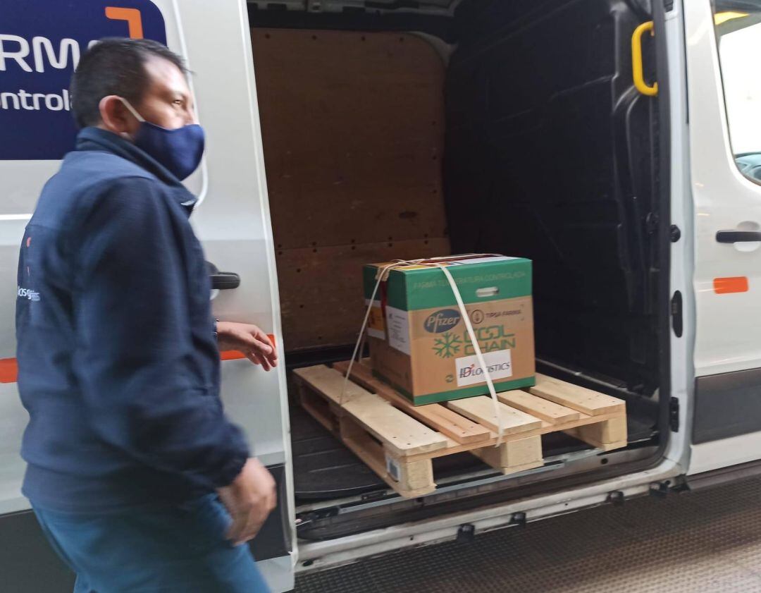 Reparto de las primeras vacunas en la Comunitat Valenciana 