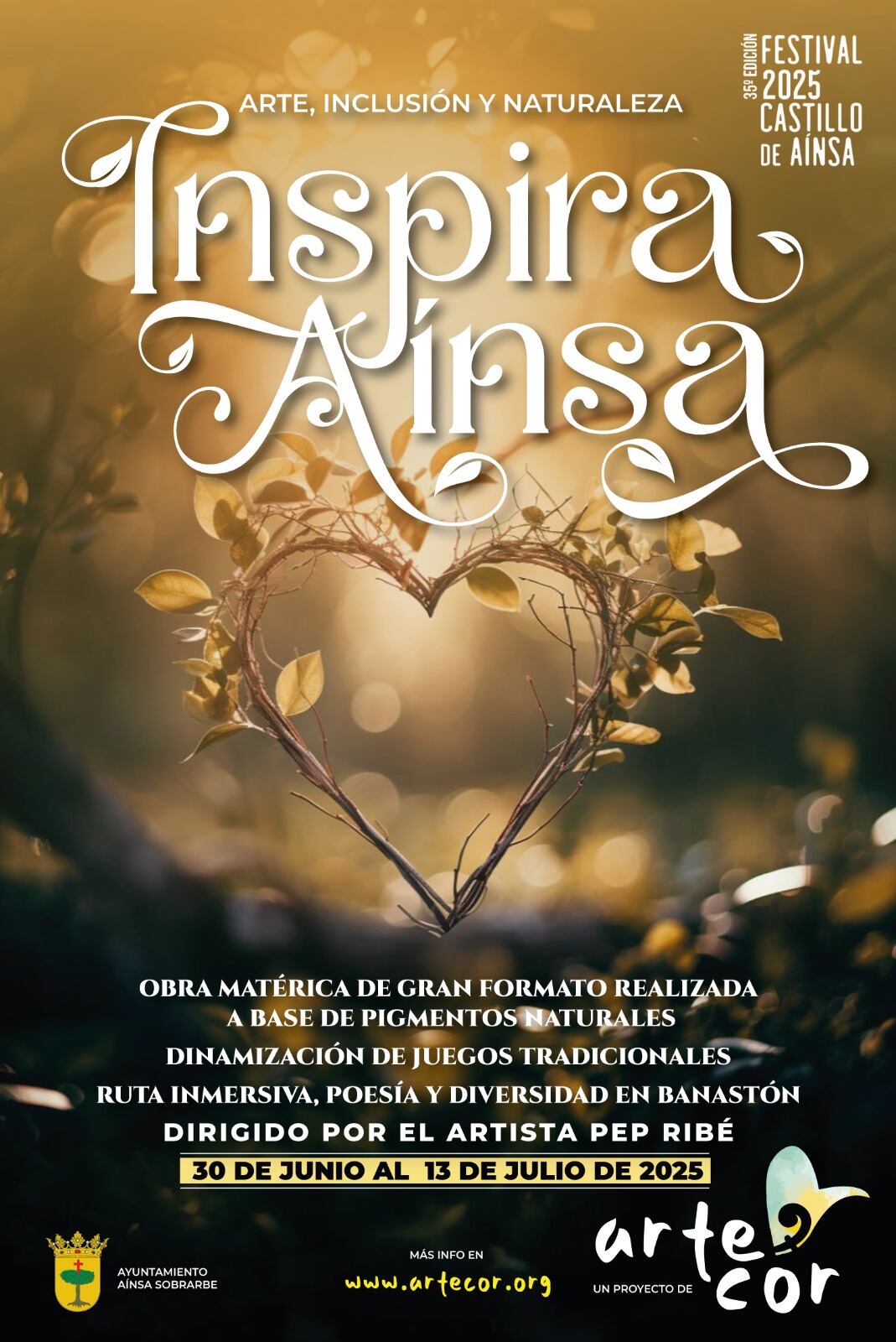 Cartel Inspira Aínsa.